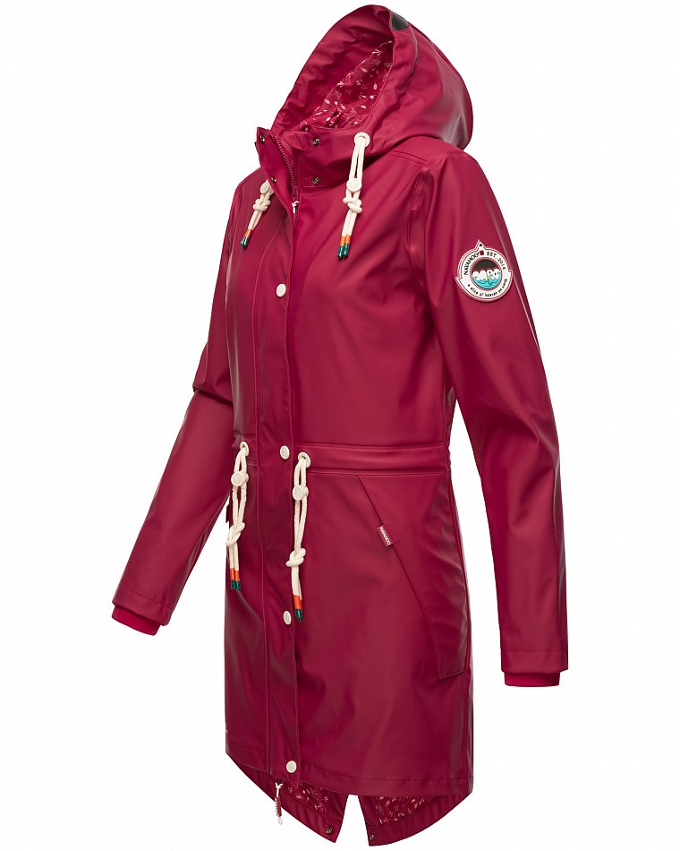 Navahoo Tropical Stormoo Damen Übergangsjacke Regenjacke Fuchsia Gr. 40 - L