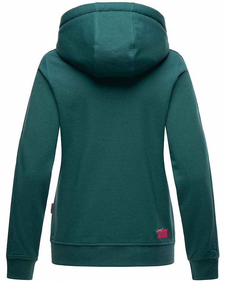 Navahoo Cremetörtchen Damen Sweatjacke Hoodie Ocean Green Gr. 36 - S