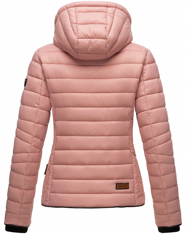 Navahoo Lulana Damen Übergangs Steppjacke mit Kapuze Powder Rose Gr. 34 - XS