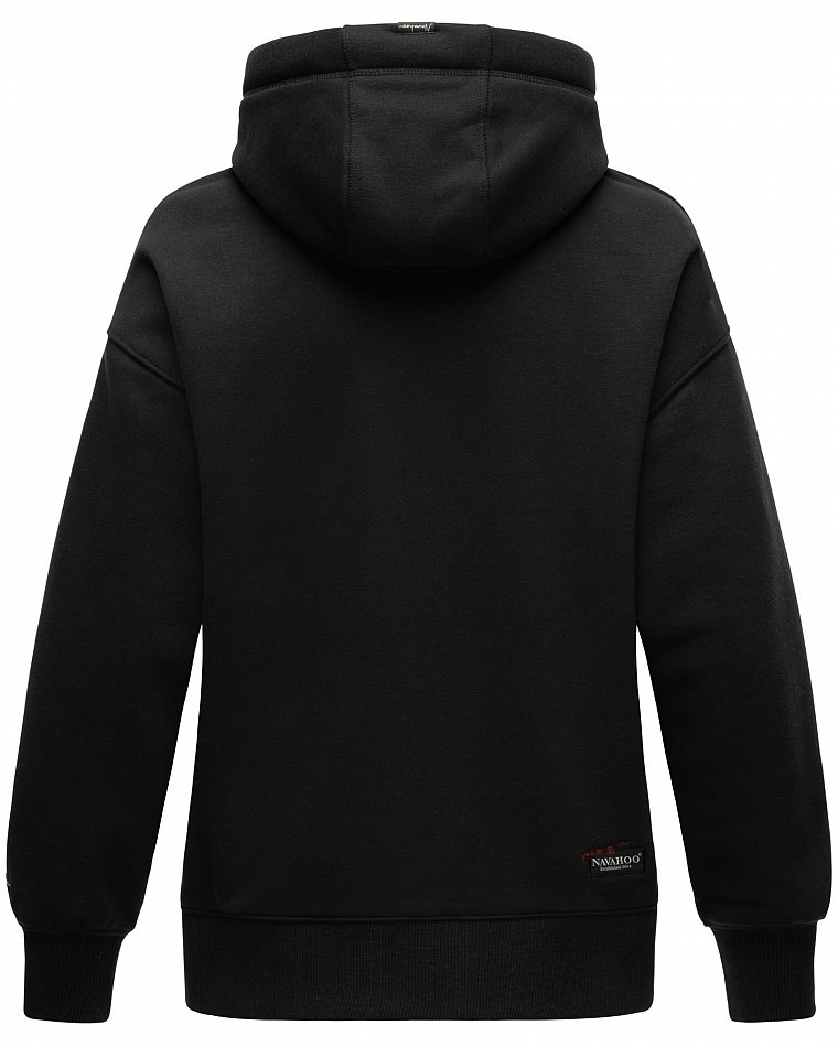 Navahoo Goldfee Damen Kapuzensweatshirt Hoodie Schwarz Gr. 38 - M