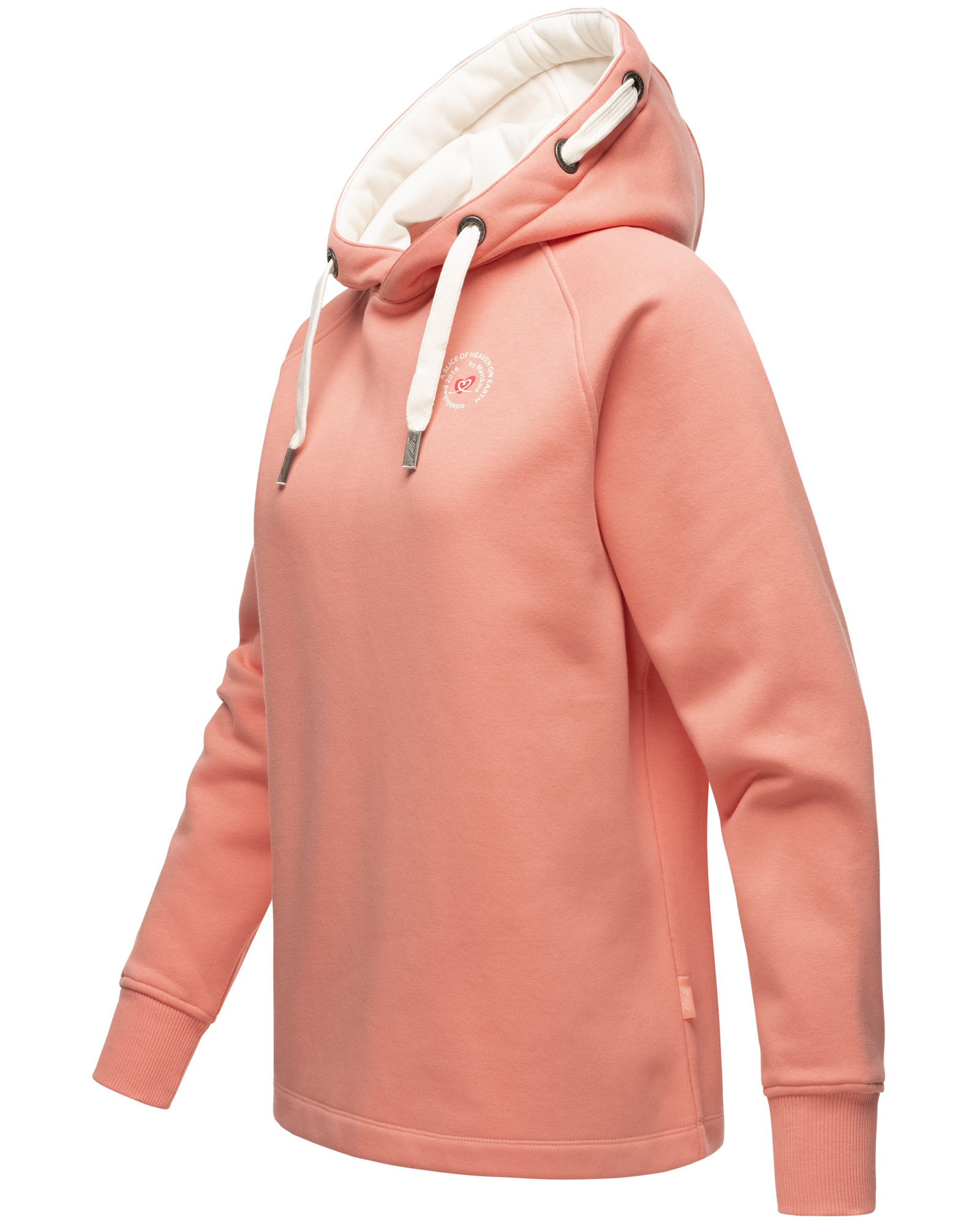 Marikoo AIRII Damen Kapuzenpullover Sweatshirt Hoodie Apricot Gr. 44 - XXL