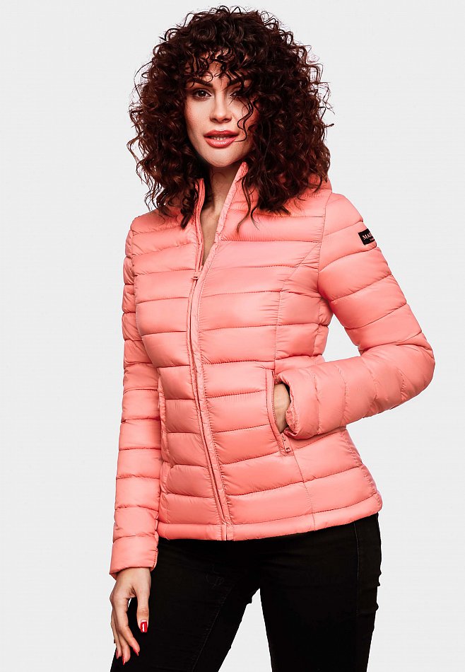 Marikoo Lucy Damen Steppjacke Übergangsjacke Coral S BrandsStreet