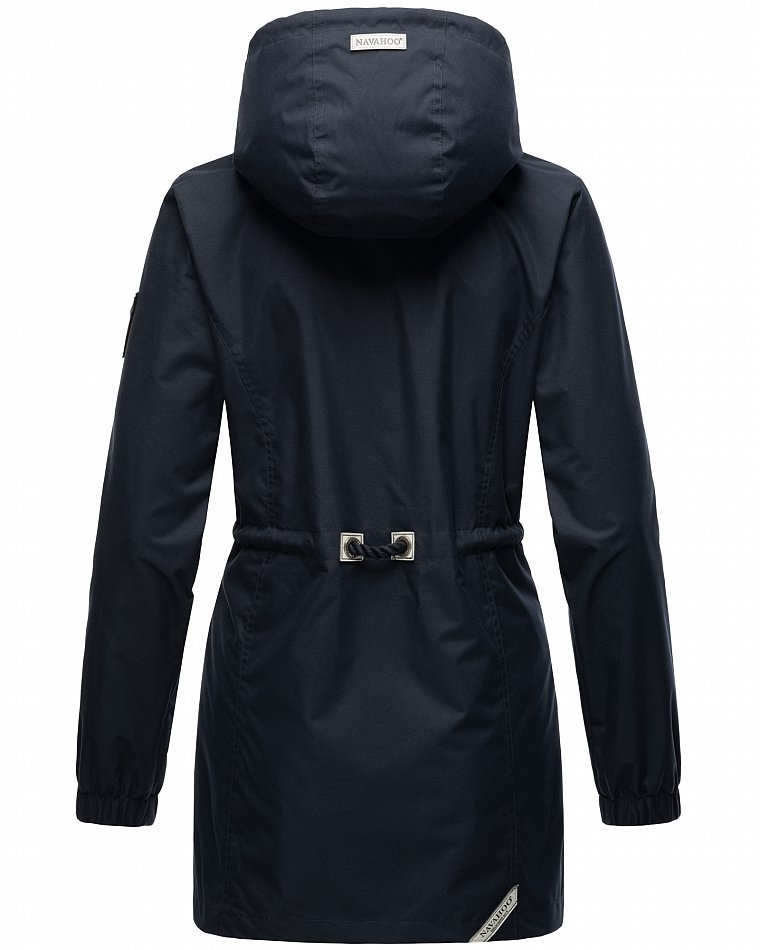 Navahoo Neophee Damen Übergangsjacke Parka Navy Gr. 40 - L