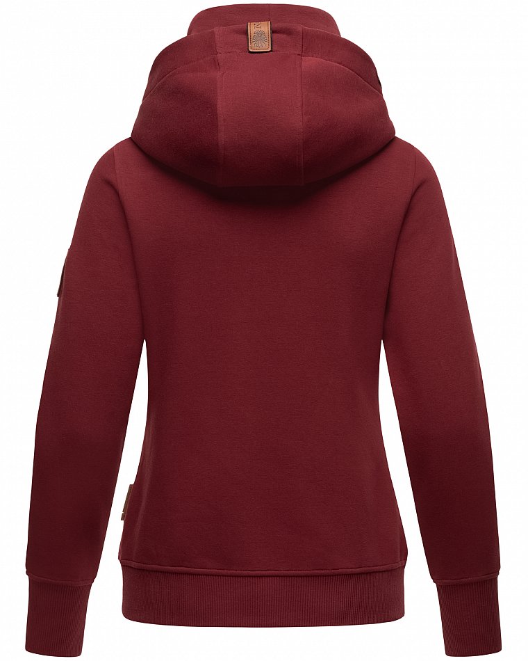 Navahoo Raniaa Damen Kapuzensweatshirt Hoodie Bordeaux  Gr. 38 - M