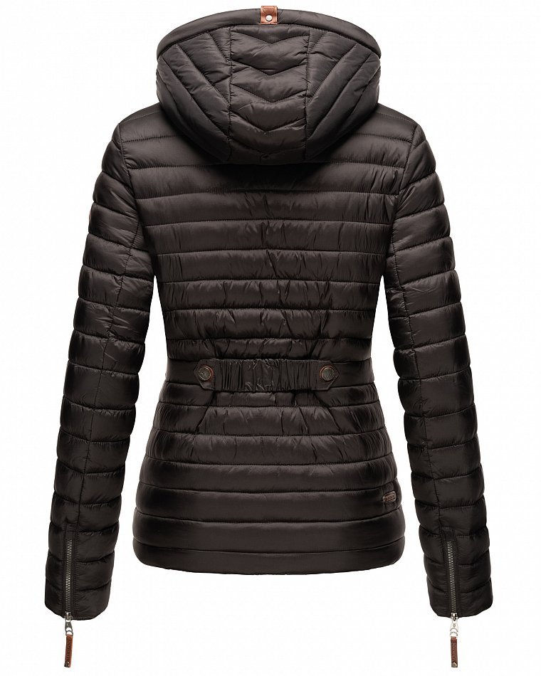 Marikoo Damen Übergangs Steppjacke Leicht Aniyaa Anthrazit