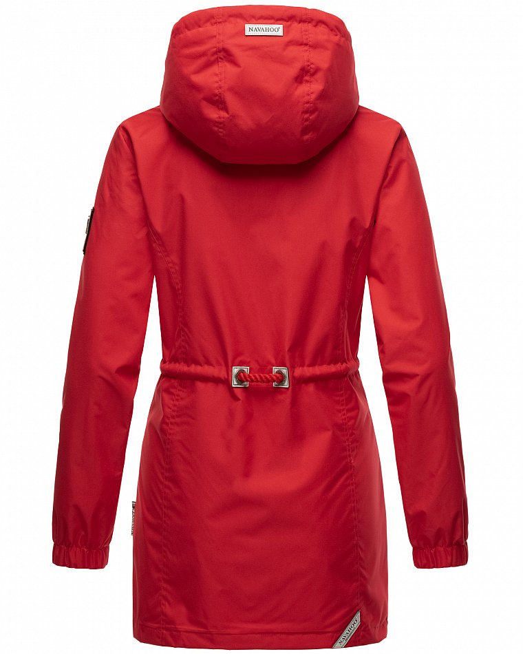 Navahoo Neophee Damen Übergangsjacke Parka Rot Gr. 38 - M