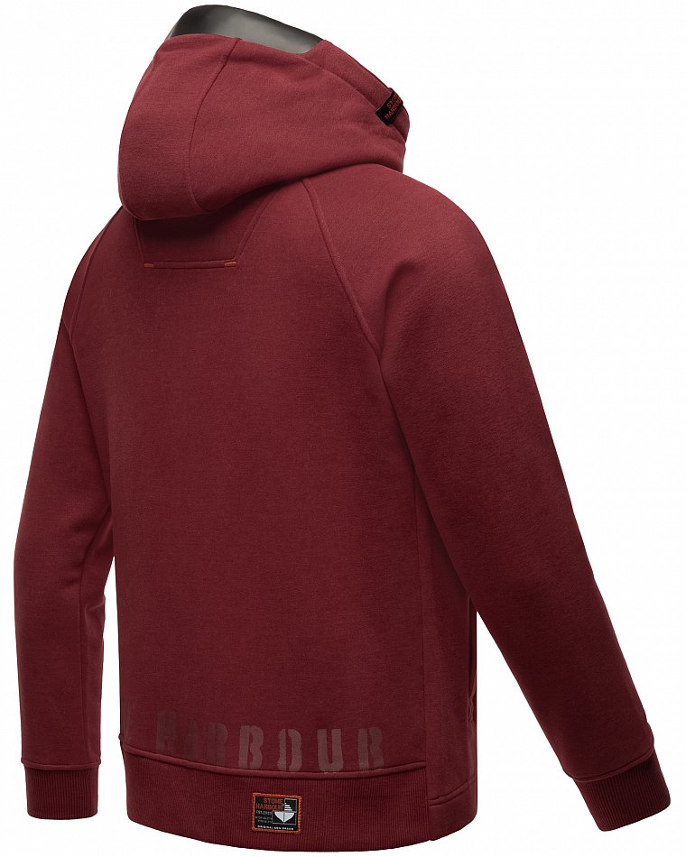 Stone Harbour Finn Luca Herren Hoodie Sweatshirt Bordeaux Gr. 54 - XXL