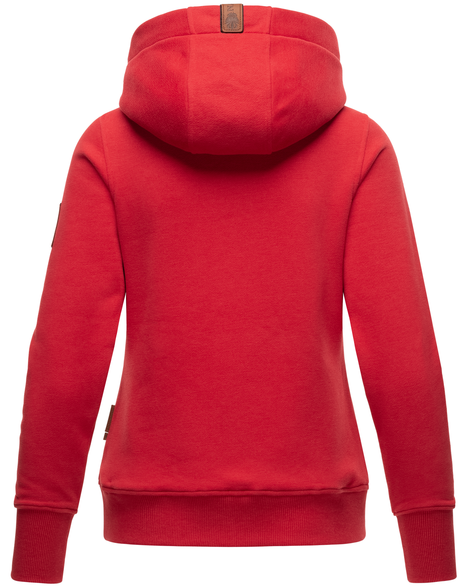 Navahoo Kapuzensweatshirt Hoodie mit Kapuze & breiten Tunnelzugkordeln Damlaa Rot Gr. 36 - S