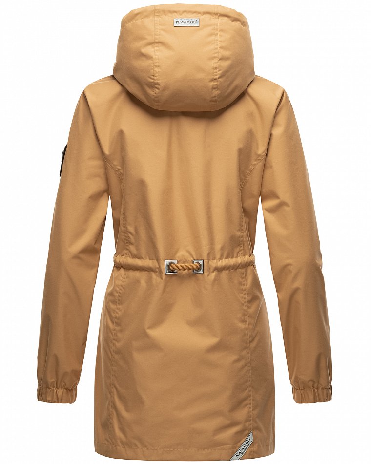 Navahoo Neophee Damen Übergangsjacke Parka Camel Gr. 34 - XS