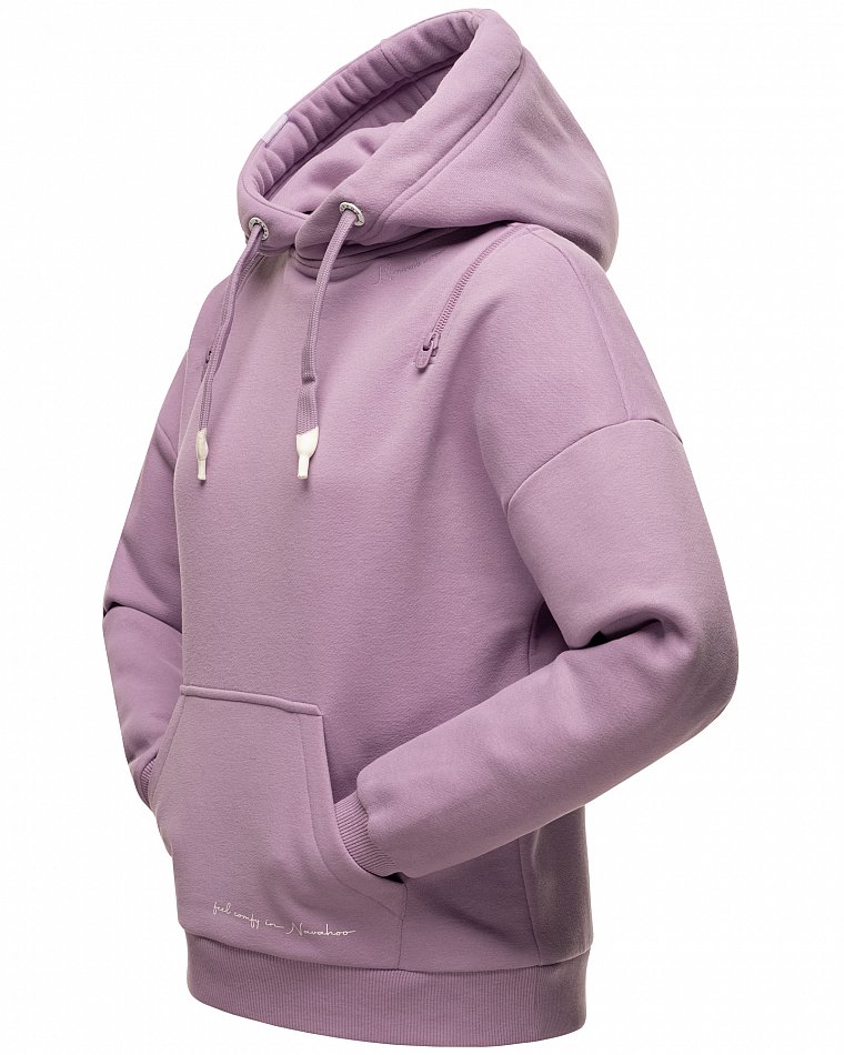 Navahoo Zuckerbärchen Damen Hoodie Kapuzensweatshirt Pullover Lila  Gr. 34 - XS