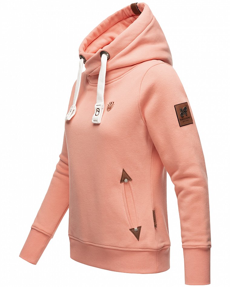 Navahoo Namkaa Damen Kapuzensweatshirt Hoodie Apricot Gr. 38 - M