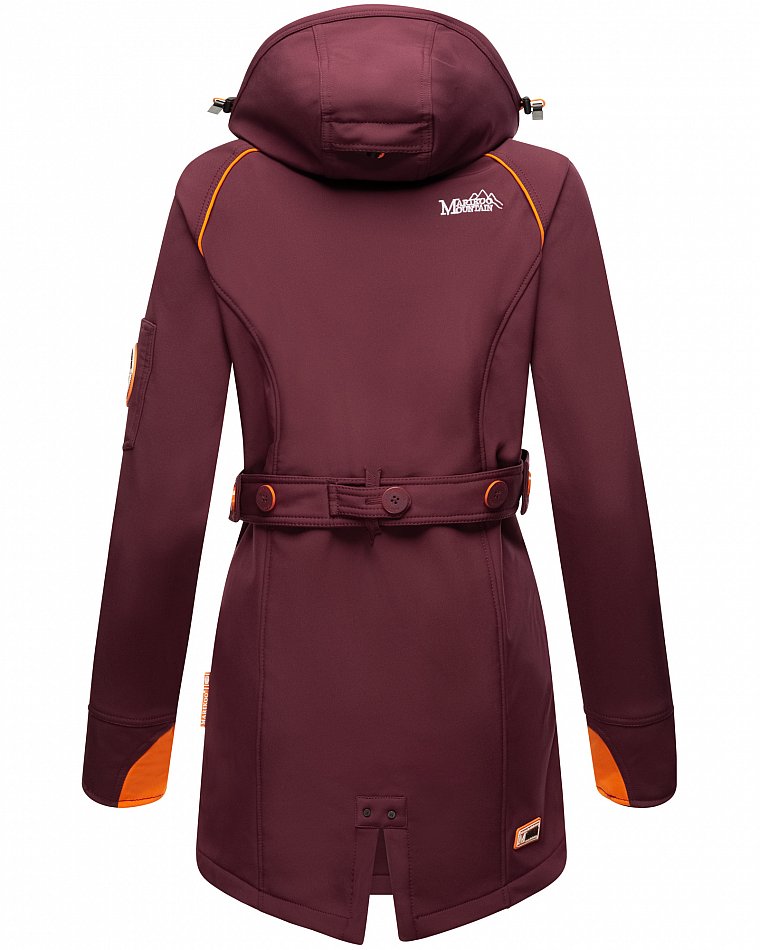 Marikoo Soulinaa Damen Softshell Jacke Weinrot 46 - 3XL