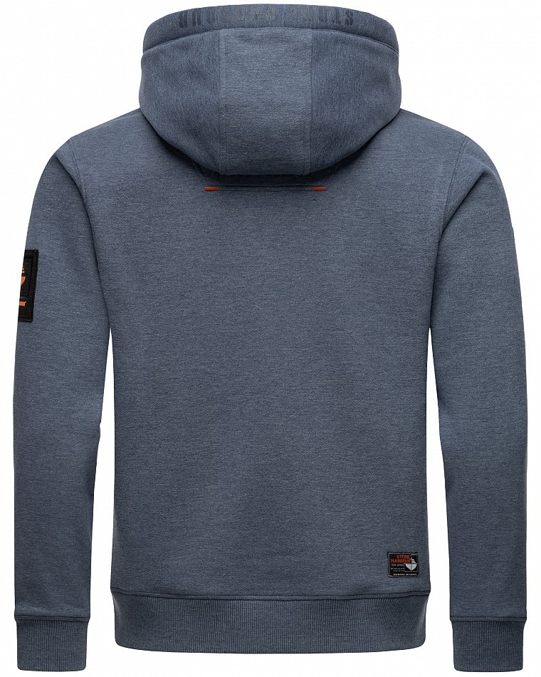 Stone Harbour Funny Finch Herren Hoodie Sweatshirt Dusty Blue Gr. 52 - XL