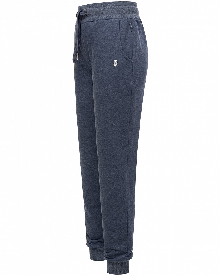 Navahoo Schmusekätzchen Jogginghose Damen Dusty Blue Melange Gr. 46 - XXXL