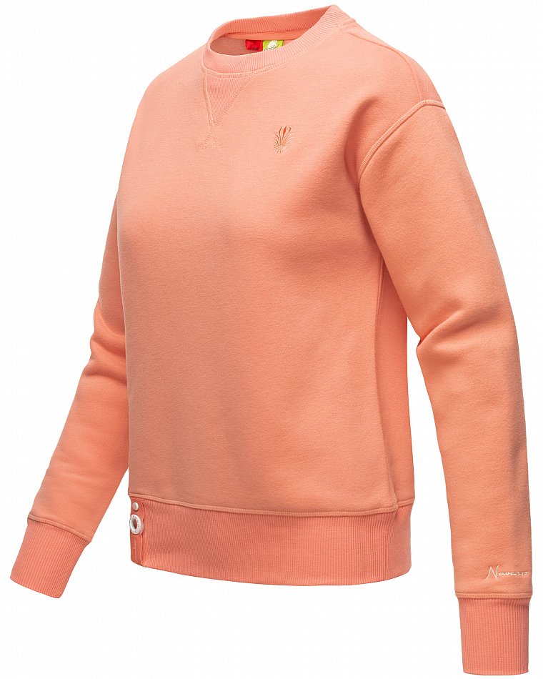 Navahoo Zuckerschnecke Damen Pullover Sweatshirt Apricot Gr. 38 - M