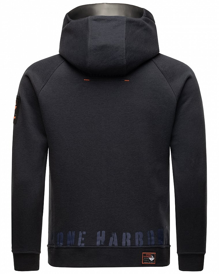 Stone Harbour Finn Luca Herren Hoodie Sweatshirt Navy Gr. 50 - L