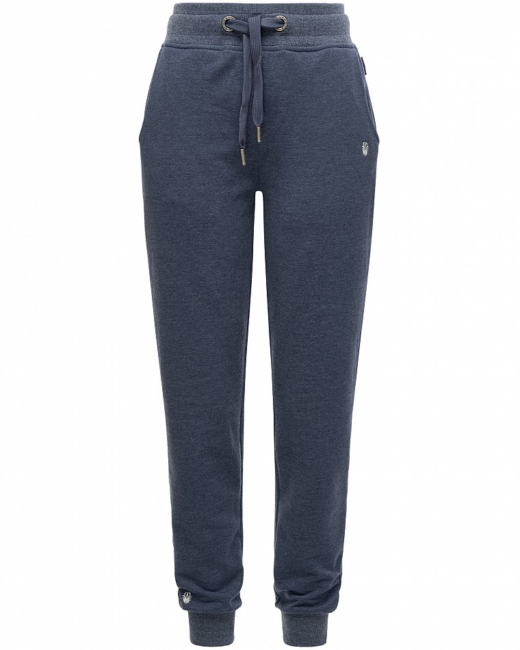 Navahoo Schmusekätzchen Jogginghose Damen Dusty Blue Melange Gr. 34 - XS