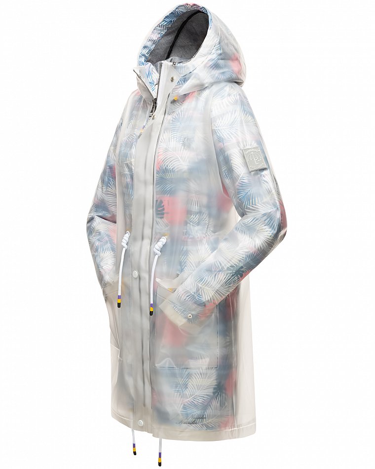 Navahoo Parella Damen 3-in-1 Regenmantel Regenjacke Grau Gr. 34 - XS