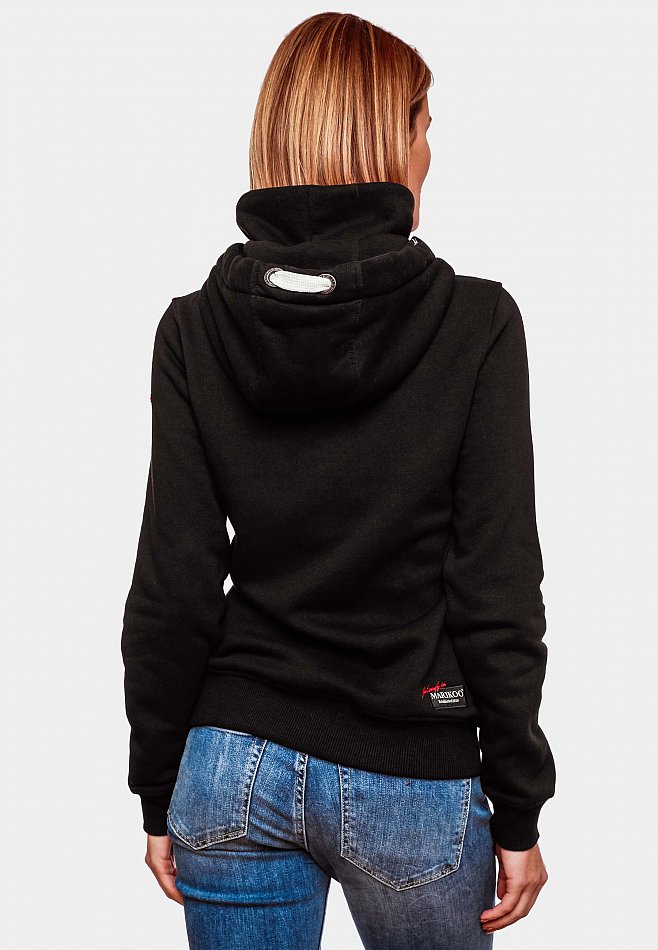 Marikoo Chihiroo Damen Kapuzensweatshirt Hoodie Schwarz Gr. 36 - S