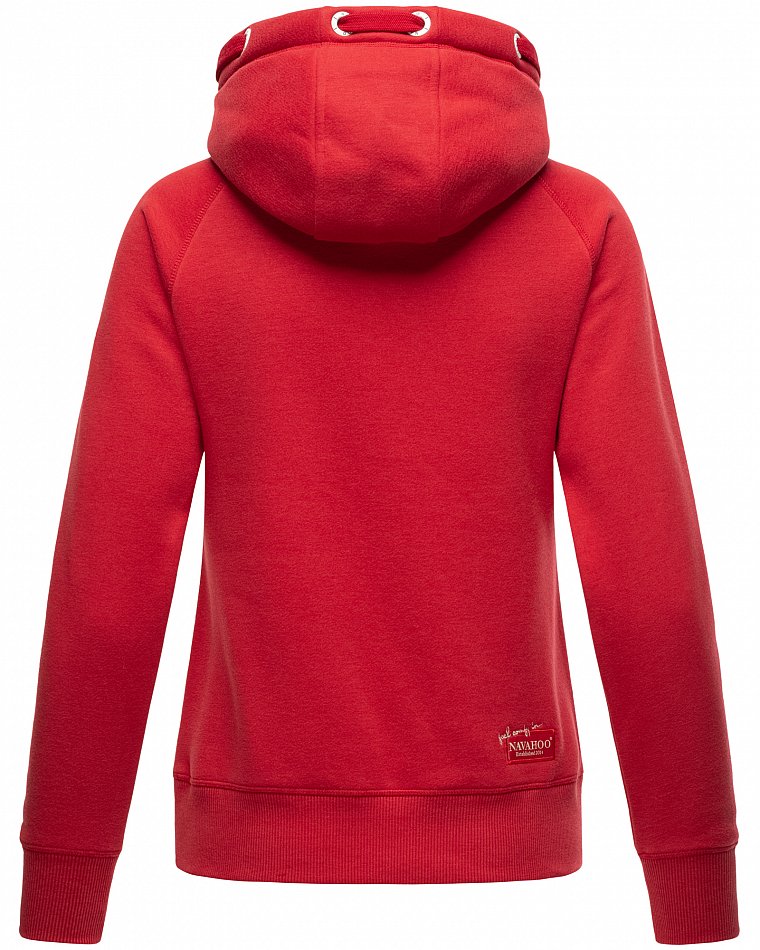 Navahoo Liebesmäuschen Damen Kapuzenpullover Hoodie Rot Gr. 36 - S