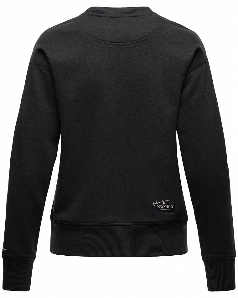 Navahoo Zuckerschnecke Damen Pullover Sweatshirt Navy Gr. 38 - M