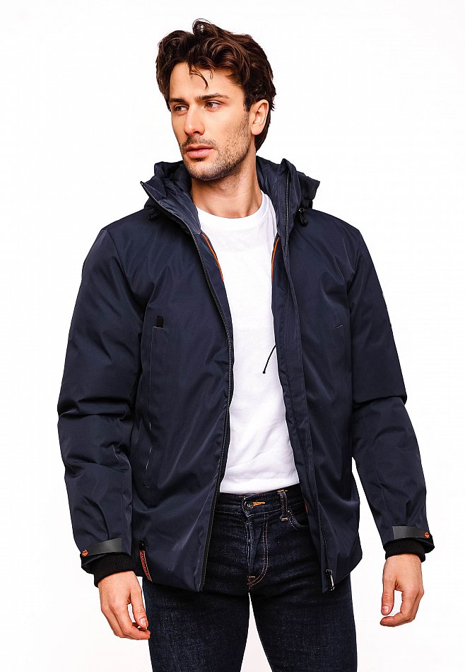 Stone Harbour Moagaa Herren wasserdichte Winterjacke Outdoorjacke mit Kapuze Navy Gr. 56 - XXXL