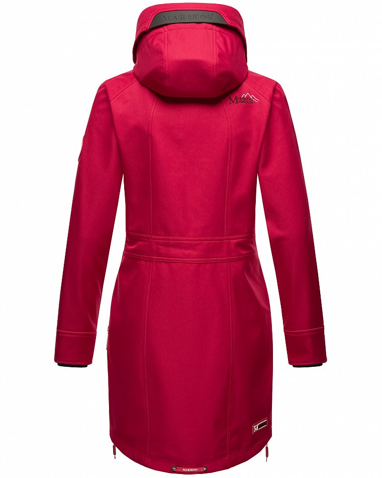 Marikoo Racquellee Damen Softshelljacke Funktionsmantel Fuchsia Gr. 38 - M