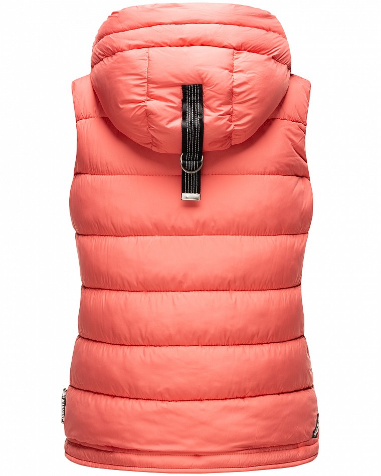 Marikoo Taisaa Damen Übergangs Weste mit Stehkragen Coral Gr. 38 - M 