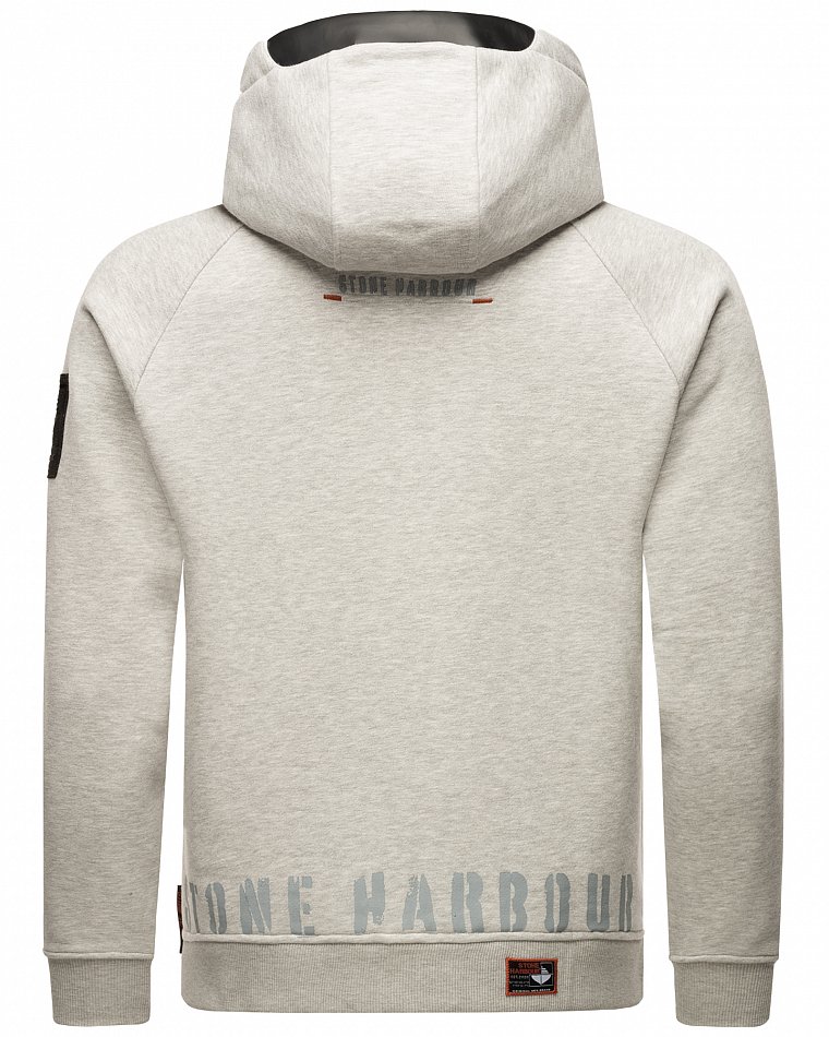 Stone Harbour Finn Luca Herren Hoodie Sweatshirt Grau Gr. 50 - L