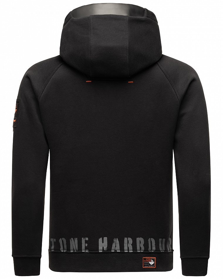 Stone Harbour Finn Luca Herren Hoodie Sweatshirt Schwarz Gr. 46 - S