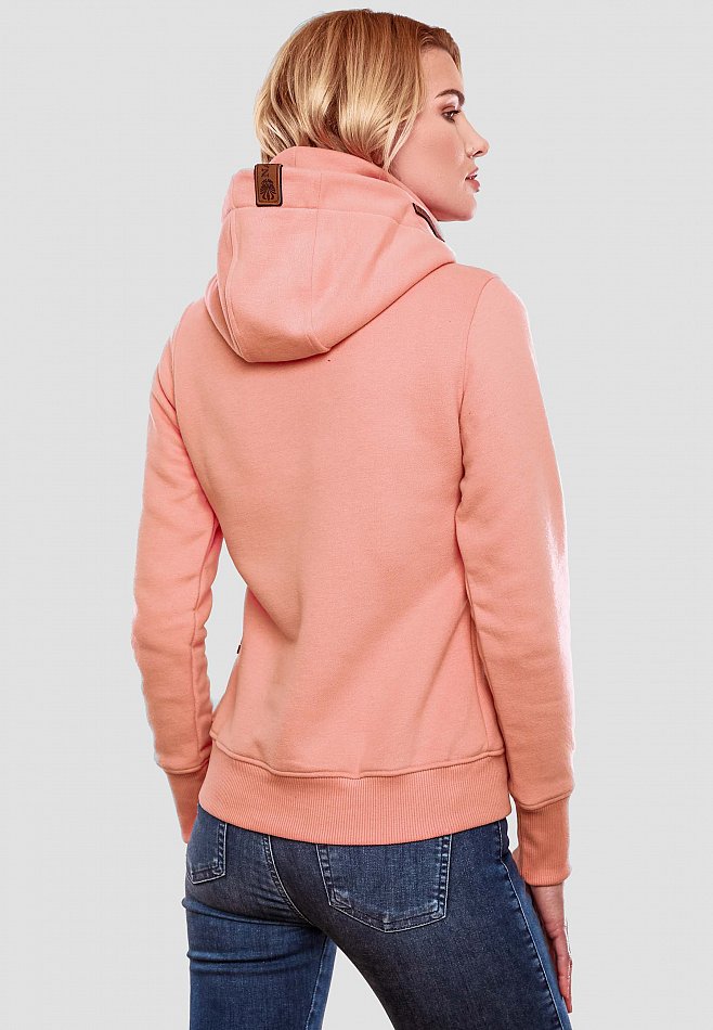 Navahoo Raniaa Damen Kapuzensweatshirt Hoodie Apricot Gr. 38 - M