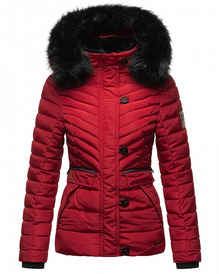 Navahoo Rote Jacke Damen Winter Navahoo Damen Winter Steppjacke