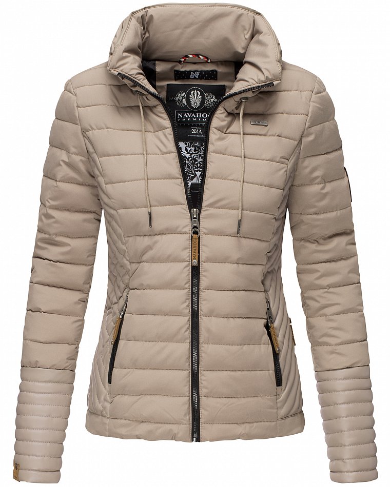 Navahoo Gini Damen Übergangs Stppjacke Gr. Taupe 36 - S