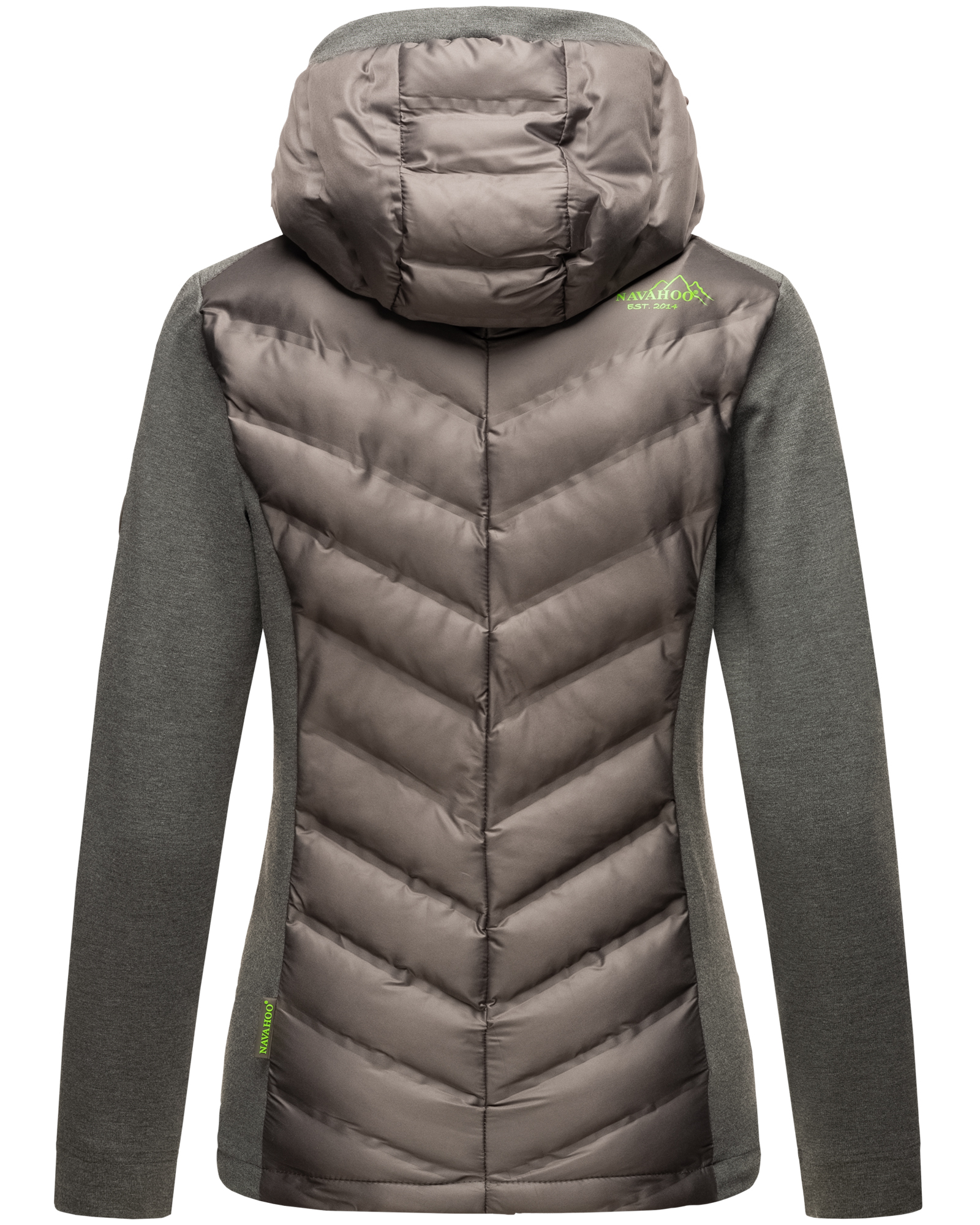Navahoo Nimm Mich Mit Damen Übergangsjacke Steppjacke Dunkelgrau Gr. 34 - XS