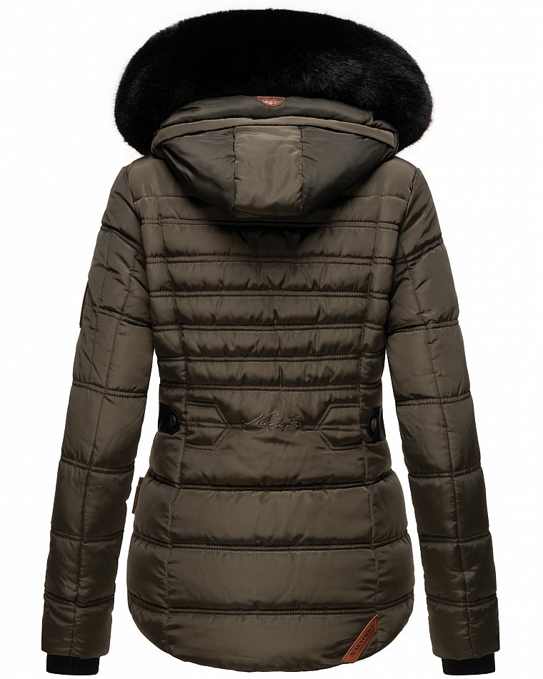 Navahoo Steppjacke hellgrau meliert Casual-Look outlets