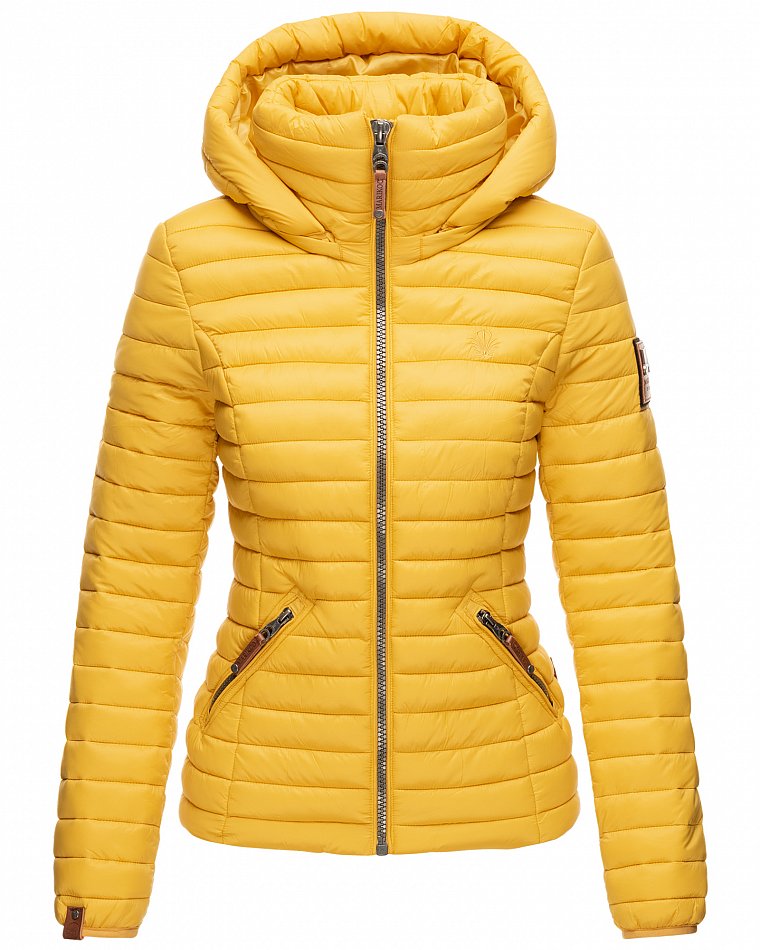 Marikoo Löwenbaby Damen Übergangsjacke Steppjacke Gelb Gr. 36 - S