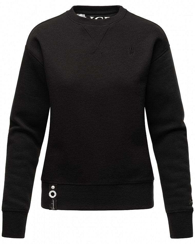 Navahoo Zuckerschnecke Damen Pullover Sweatshirt Schwarz Gr. 38 - M