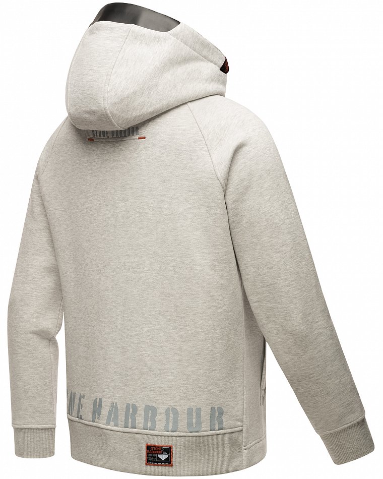 Stone Harbour Finn Luca Herren Hoodie Sweatshirt Grau Gr. 50 - L