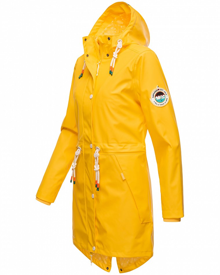 Navahoo Tropical Stormoo Damen Übergangsjacke Regenjacke Gelb Gr. 36 - S