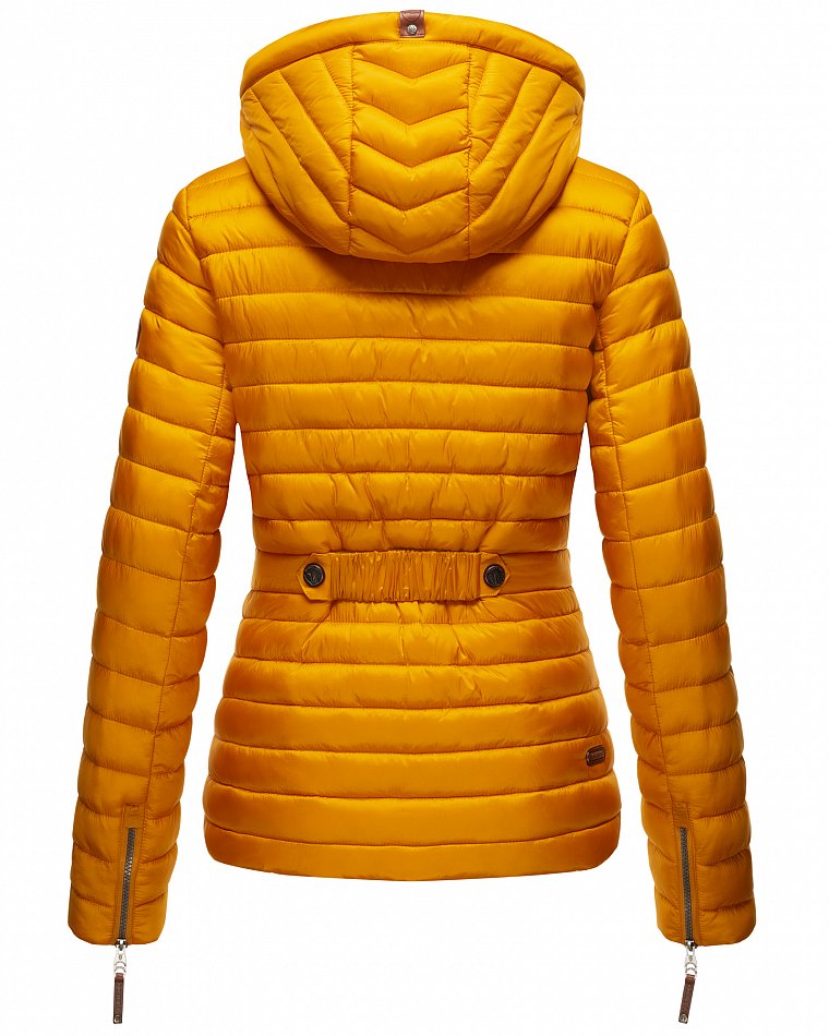 Marikoo Aniyaa Damen Steppjacke Übergangsjacke Gelb Gr. 34 - XS