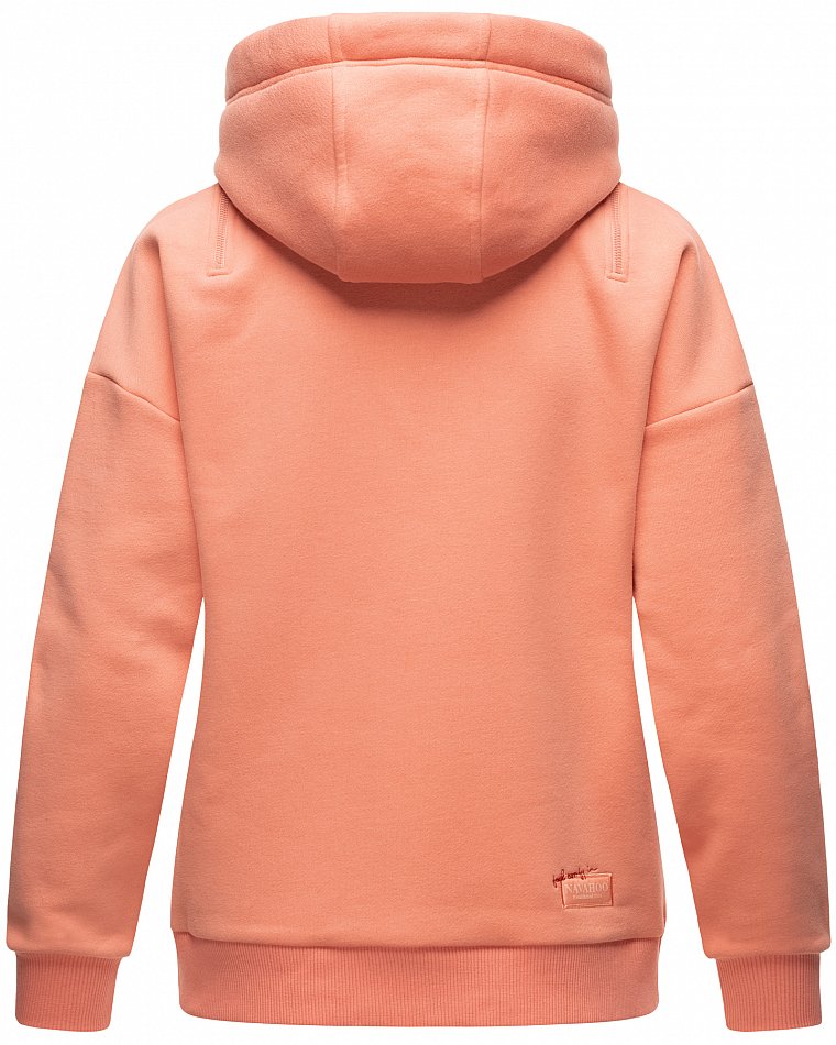 Navahoo Zuckerbärchen Damen Hoodie Kapuzensweatshirt Pullover Apricot Gr. 42 - XL