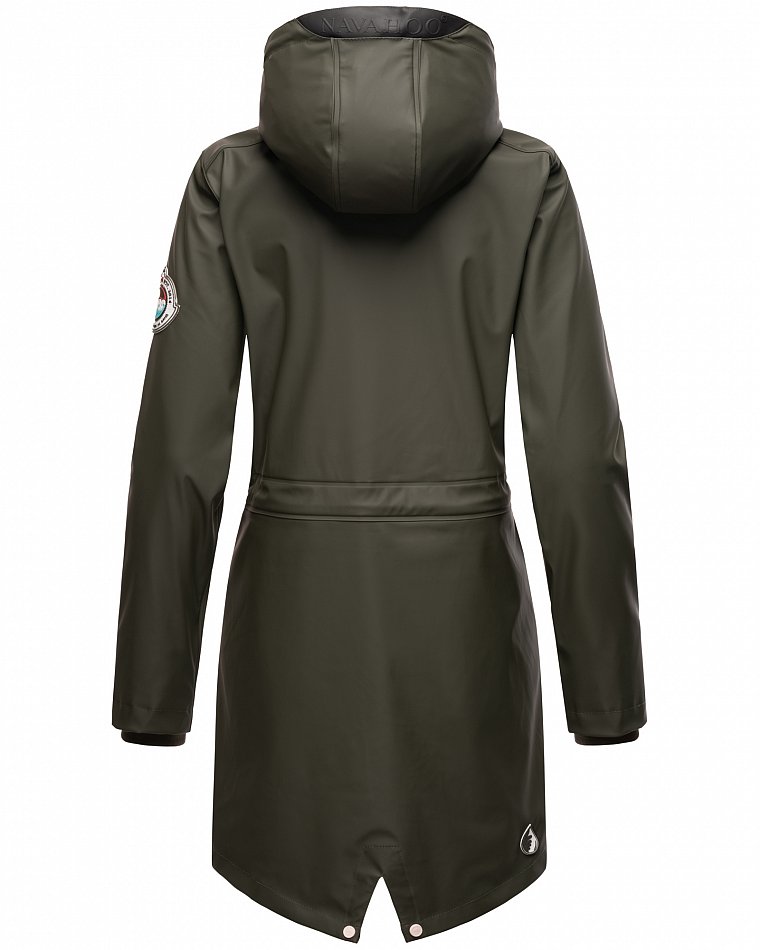 Navahoo Tropical Stormoo Damen Übergangsjacke Regenjacke Olive Gr. 36 - S
