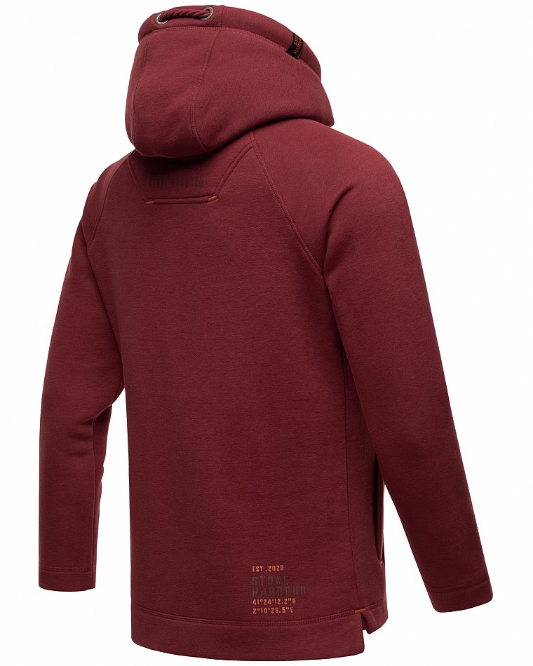 Stone Harbour Caspian Sailor Herren Hoodie Sweatshirt Bordeaux Gr. 46 - S
