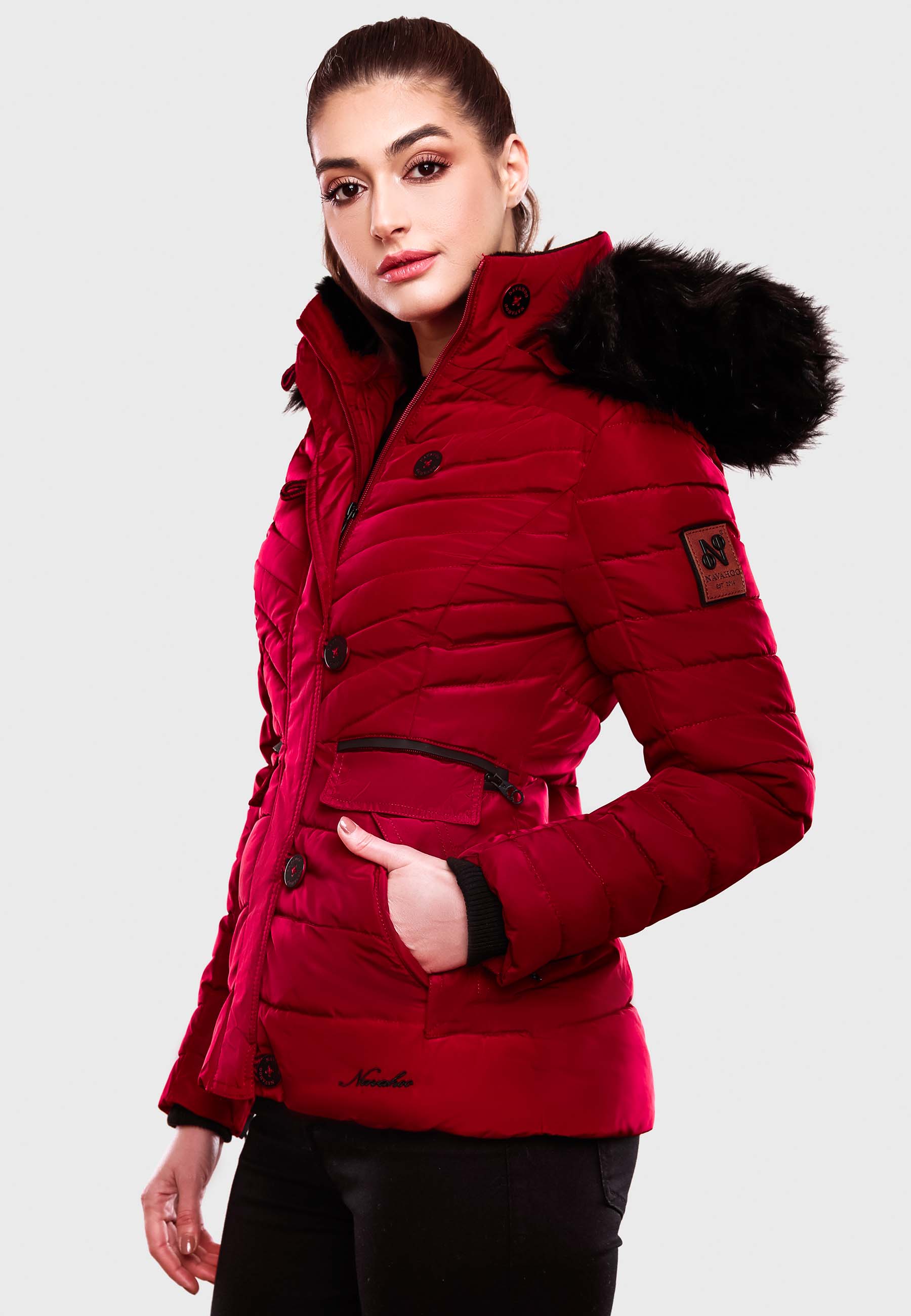 Navahoo Wisteriaa Damen jacke Rot 34 - XS