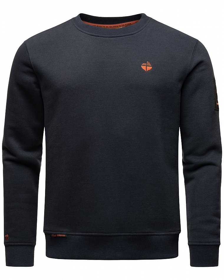 Stone Harbour Boo Brock Herren Pullover Sweatshirt Navy Gr. 46 - S