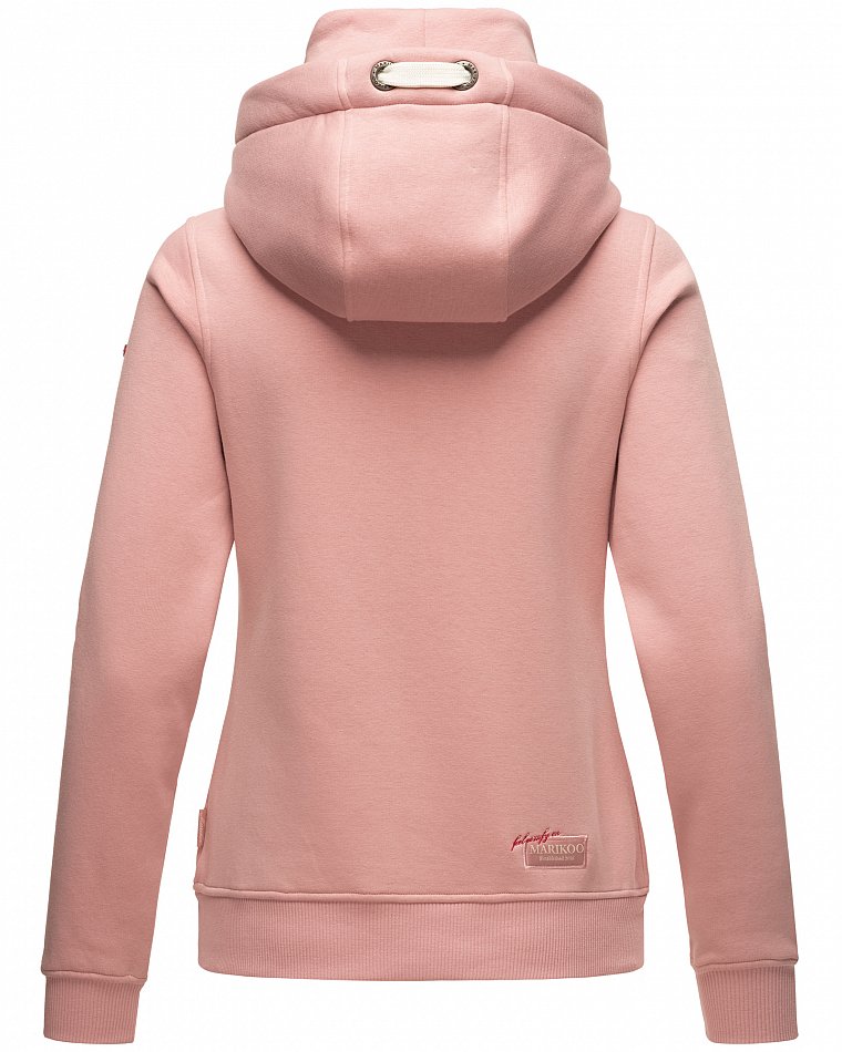 Marikoo Chihiroo Damen Kapuzensweatshirt Hoodie Powder Rose Gr. 42 - XL