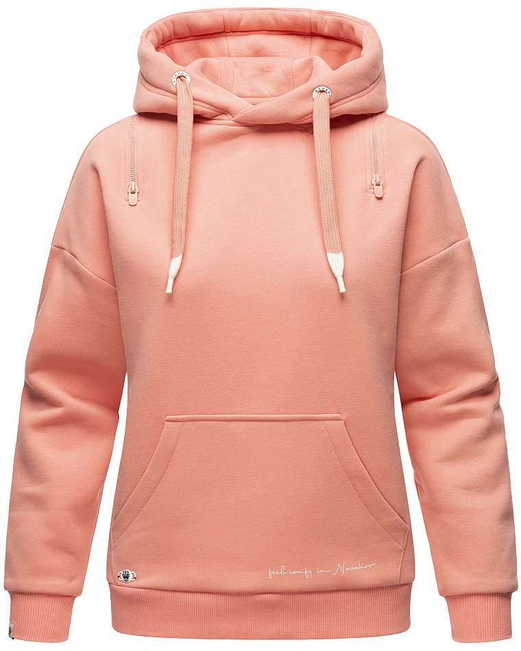 Navahoo Zuckerbärchen Damen Hoodie Kapuzensweatshirt Pullover Apricot Gr. 36 - S