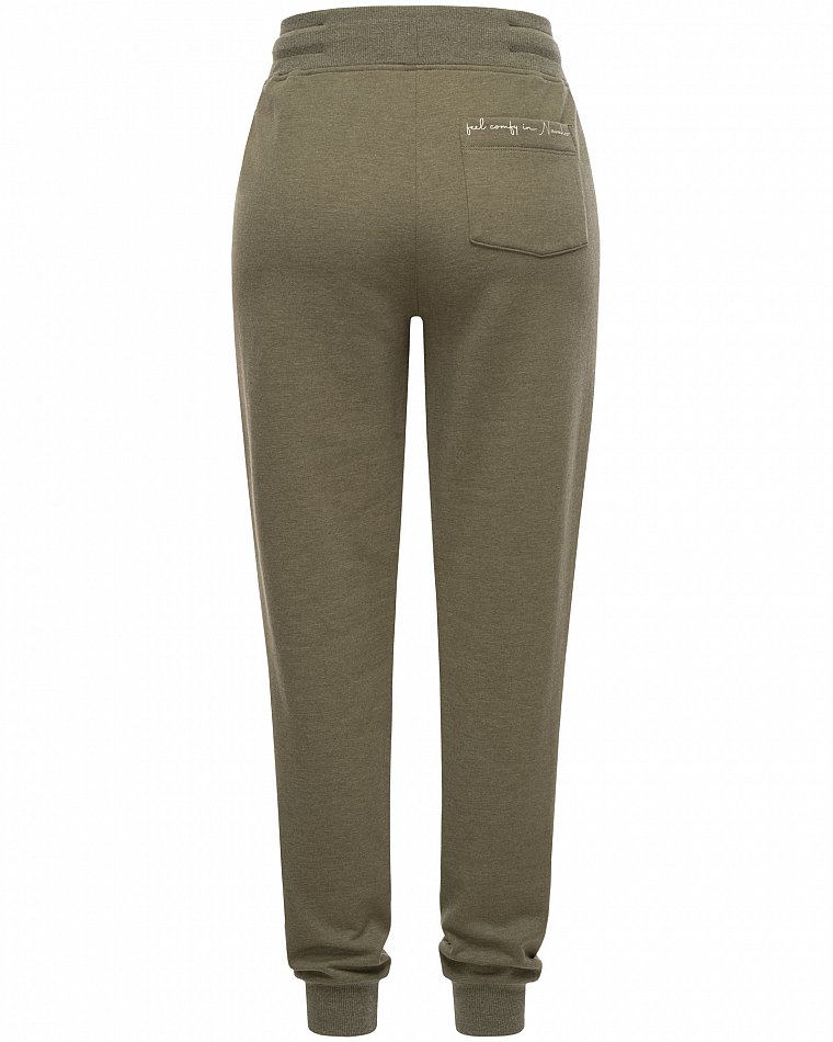 Navahoo Schmusekätzchen Jogginghose Damen Dunkel Olive Melange Gr. 34 - XS