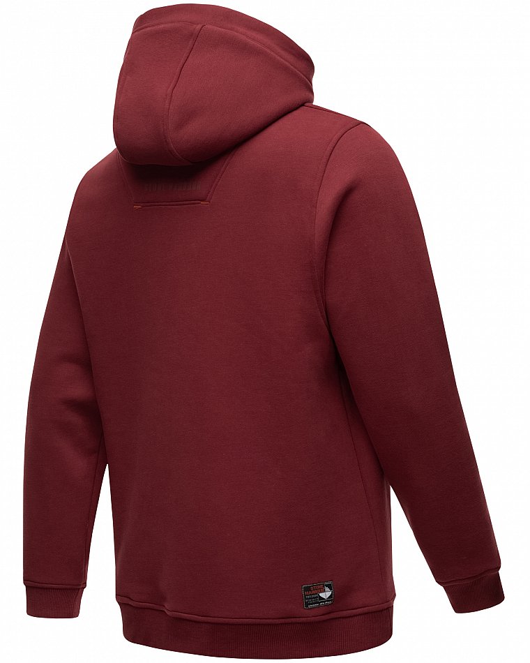 Stone Harbour Bodo Shain Herren Hoodie Pullover Bordeaux Gr. 48 - M