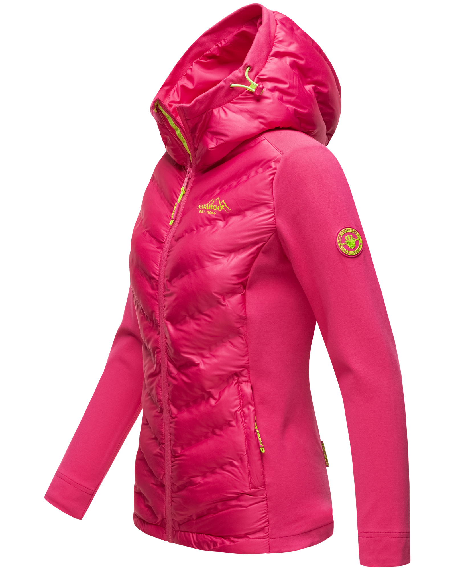 Navahoo Nimm Mich Mit Damen Übergangsjacke Steppjacke Pink Gr. 40 - L